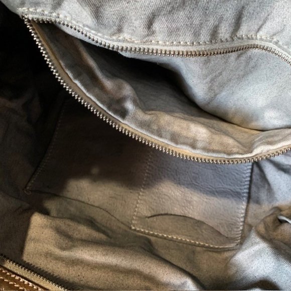 Alchimia Leather Handbag Grey and Brown - Picture 7 of 12